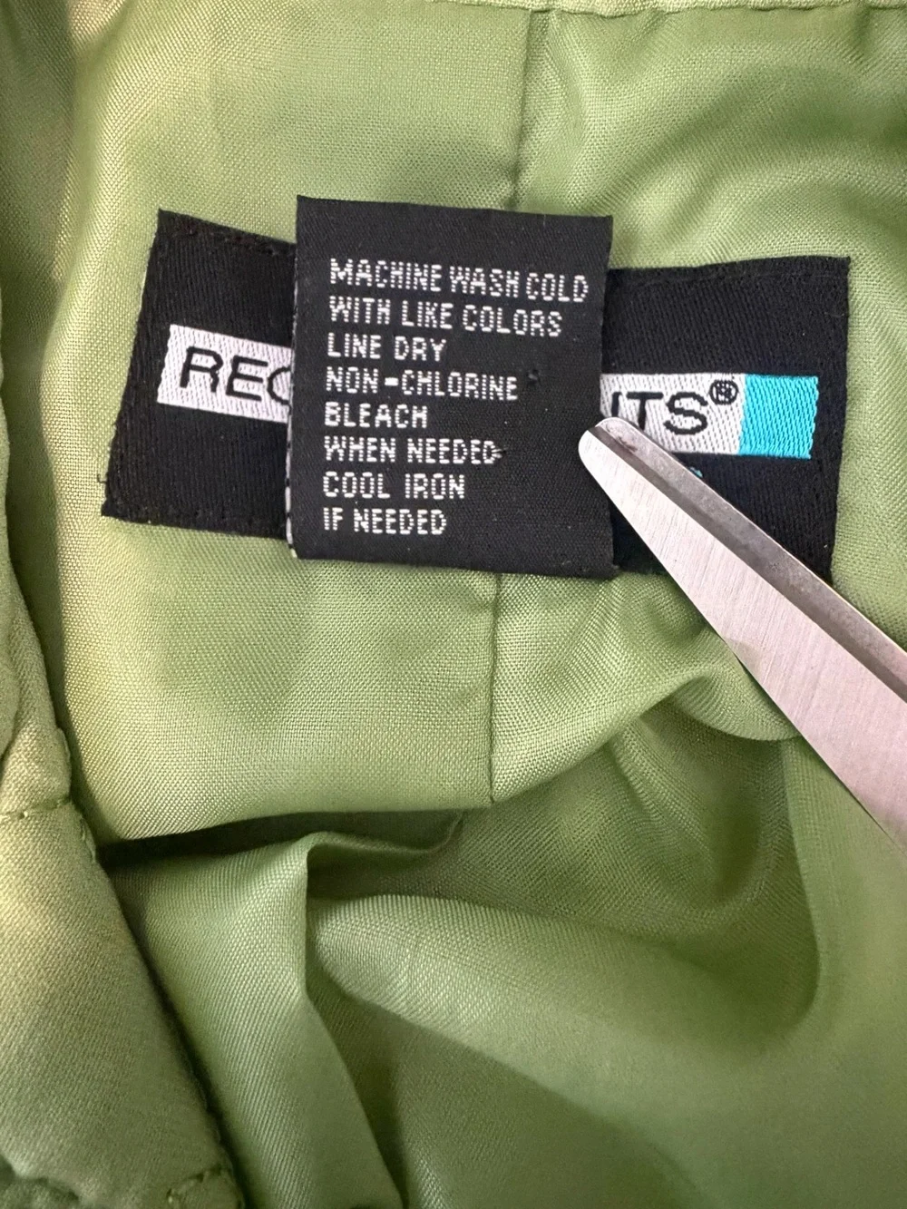Requirements Lime Green Quilted Utility Jacket for Women